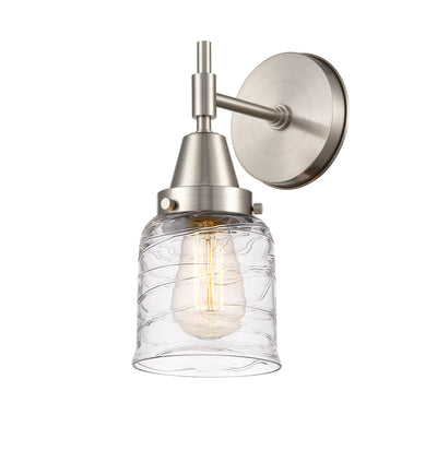 Caden Sconce Glass Steel 11 Inch