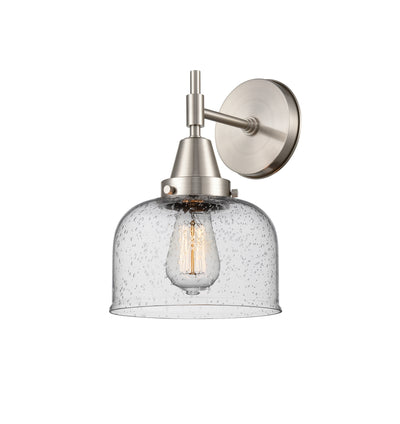 Caden Sconce Glass Steel 11 Inch