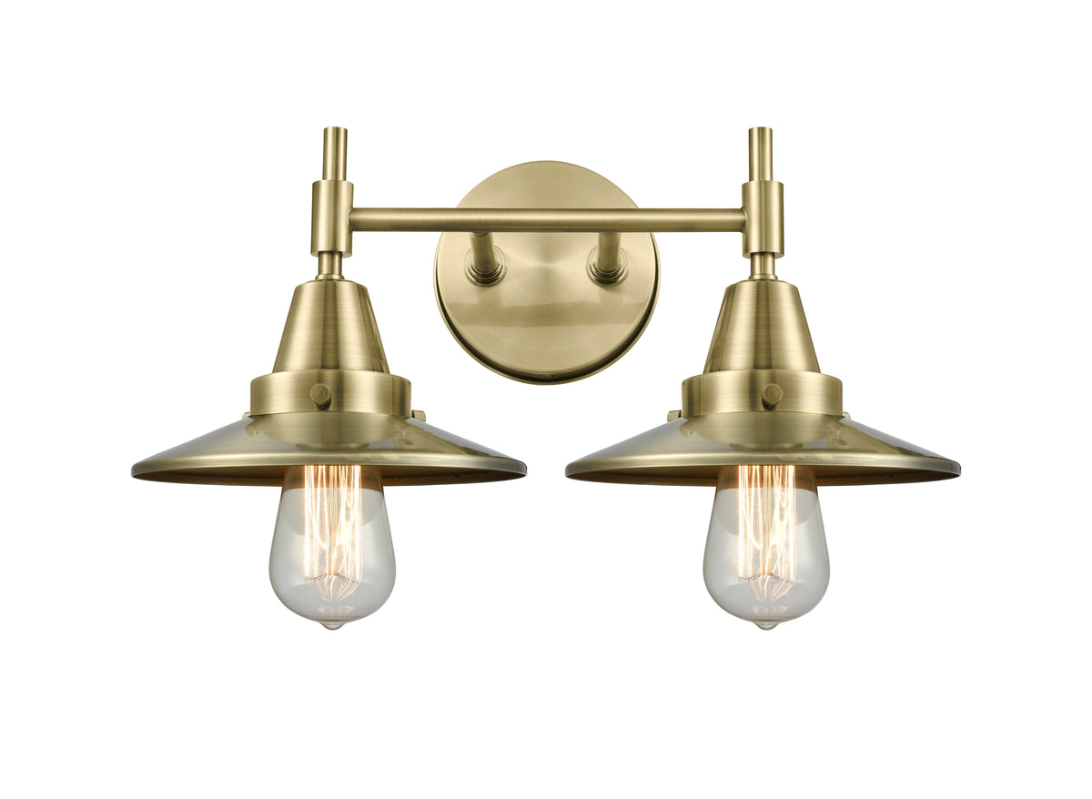 Railroad 17-Inch 2-Light Bath Vanity Light