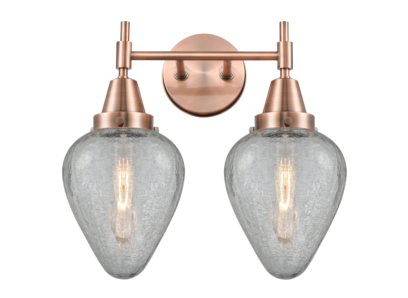 Caden Bath Vanity Light Glass Steel Dimmable