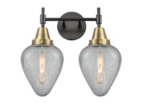 Caden Bath Vanity Light Steel Glass 15.25