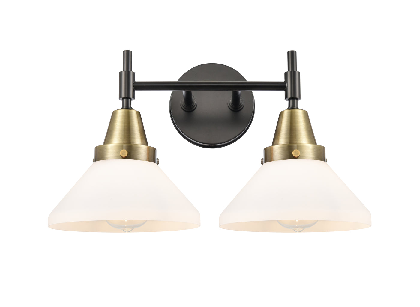 Caden Bath Vanity Light Steel Glass
