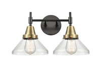 Caden Bath Vanity Light Steel Glass