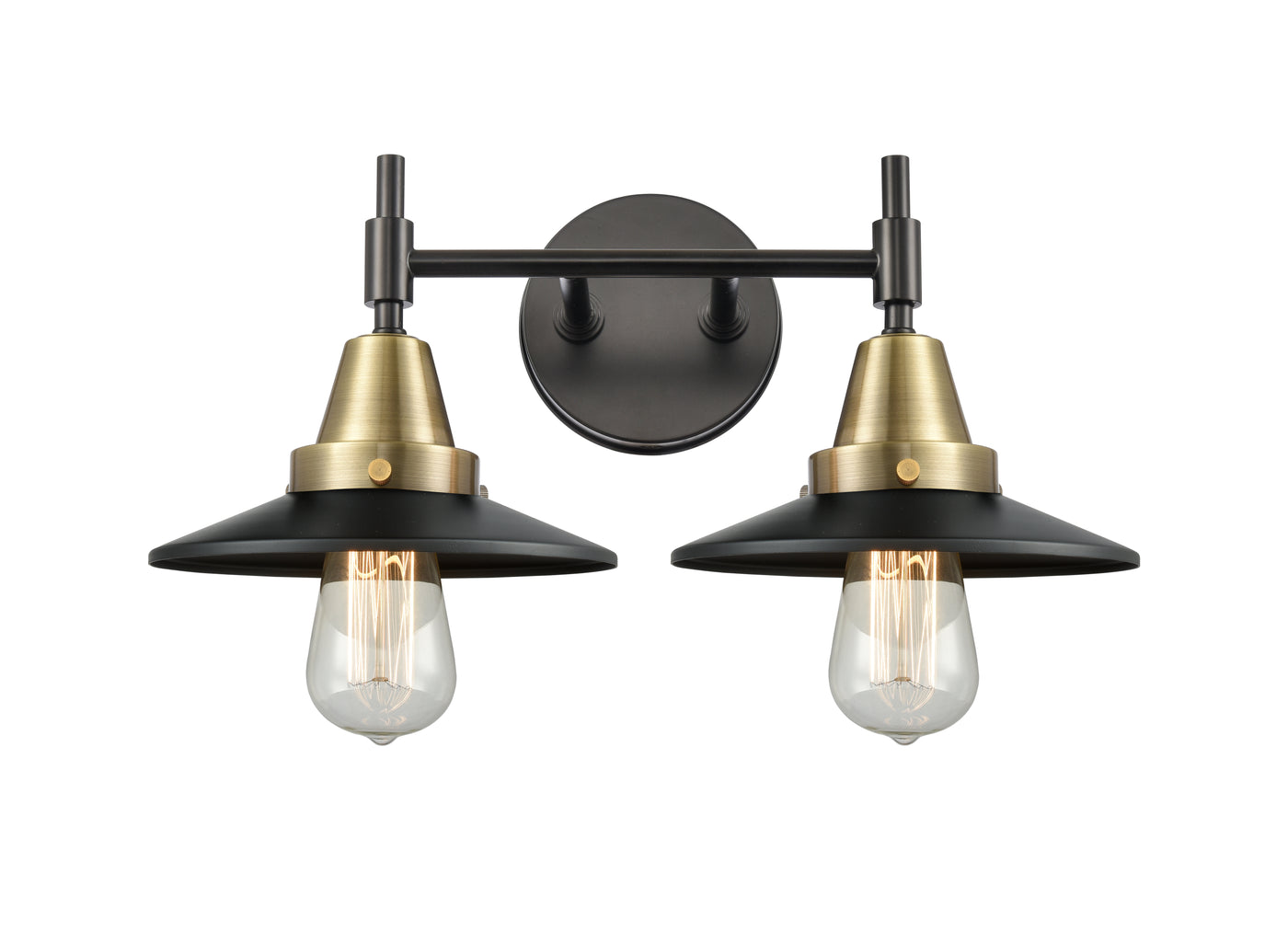 Caden Retro, Industrial Railroad Bath Vanity Light