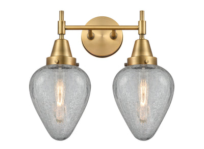 Caden Bath Vanity Light Steel Glass 15.25