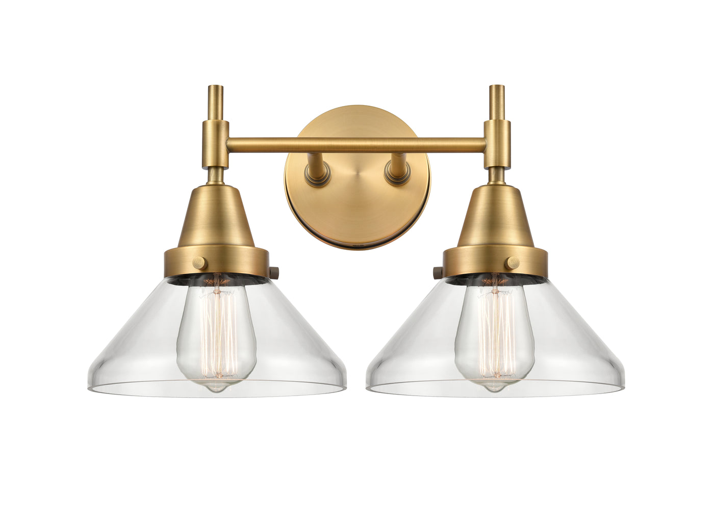 Caden Bath Vanity Light Steel Glass