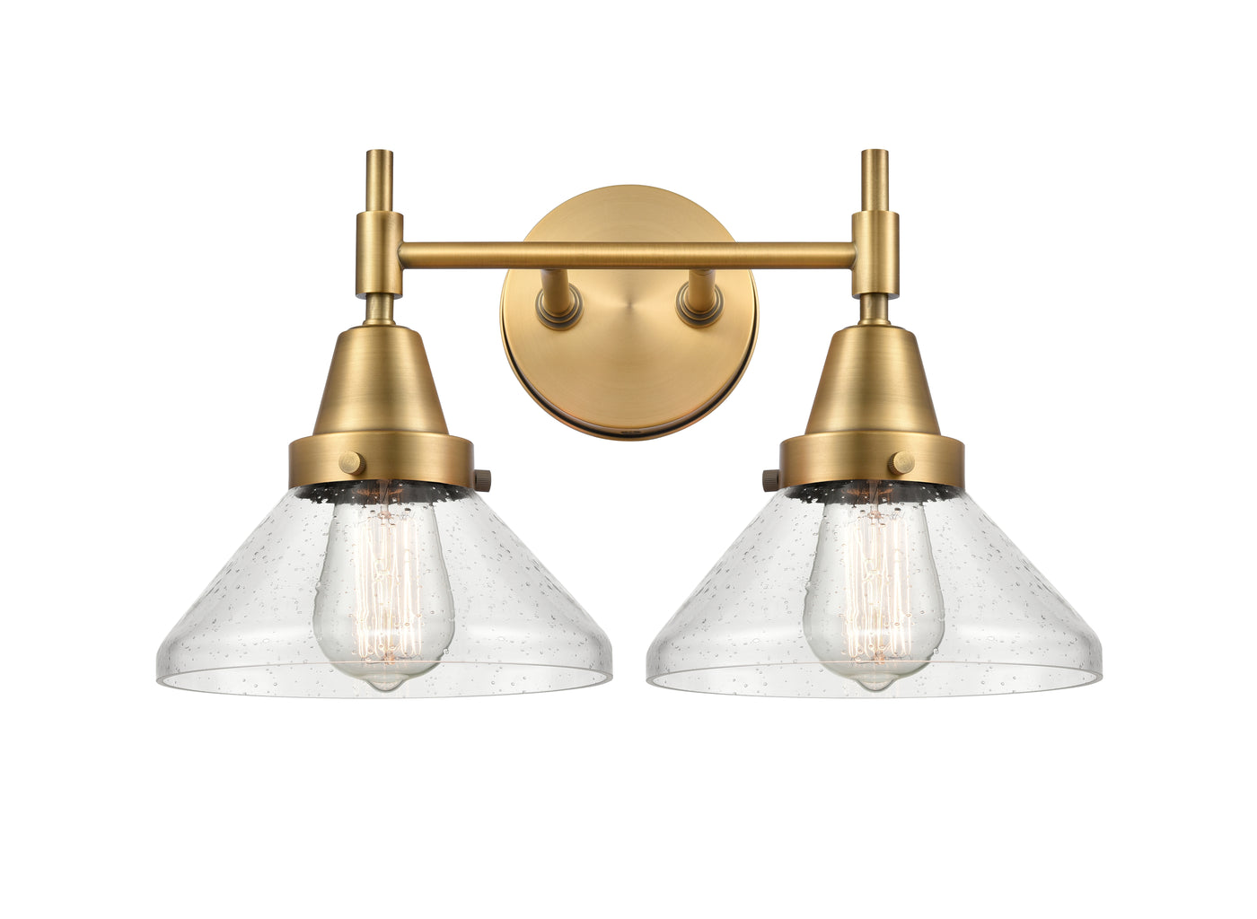 Caden Bath Vanity Light Steel Glass