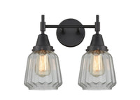 Caden Bath Vanity Light Glass Steel Dimmable