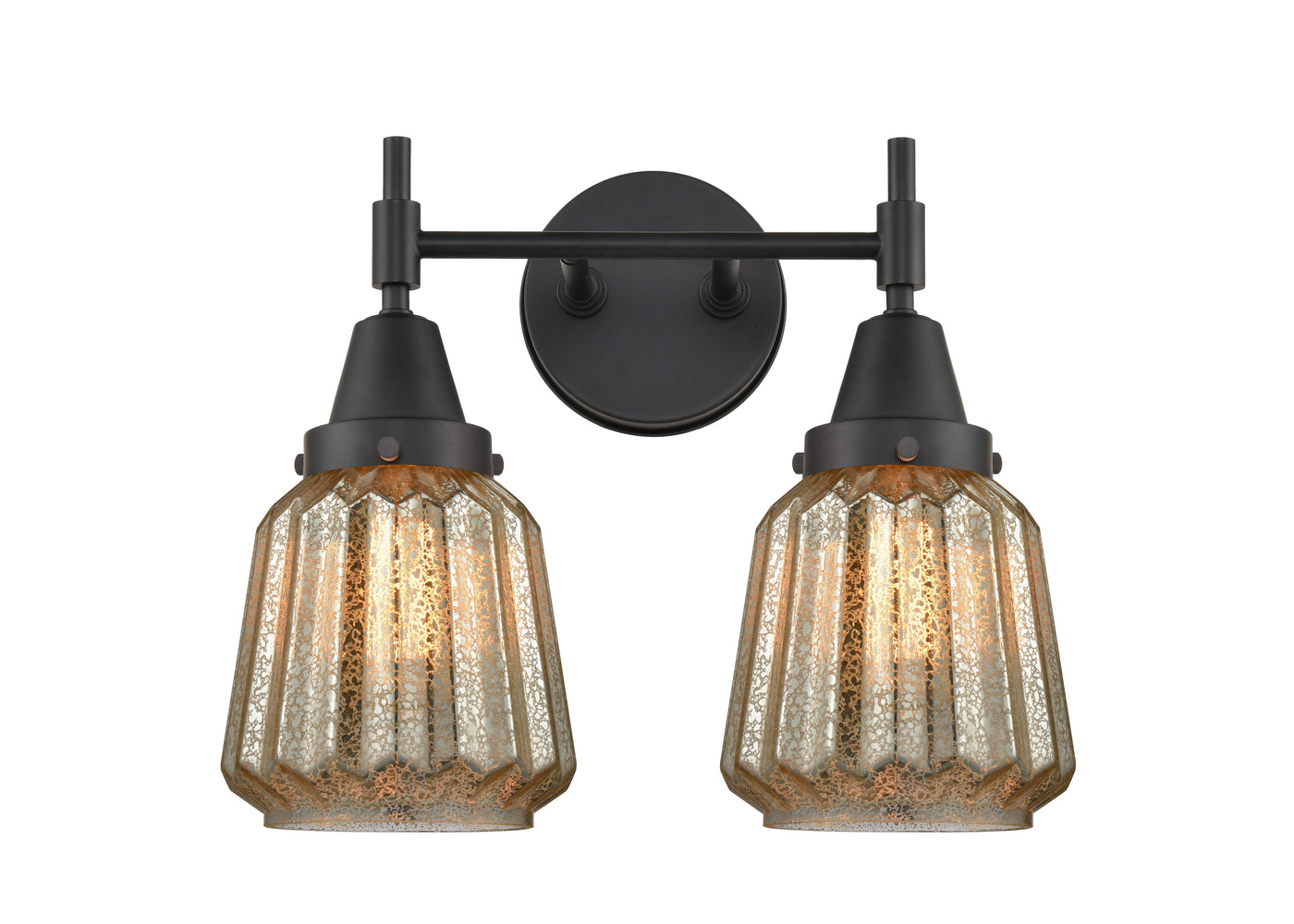 Caden Bath Vanity Light Glass Steel Dimmable