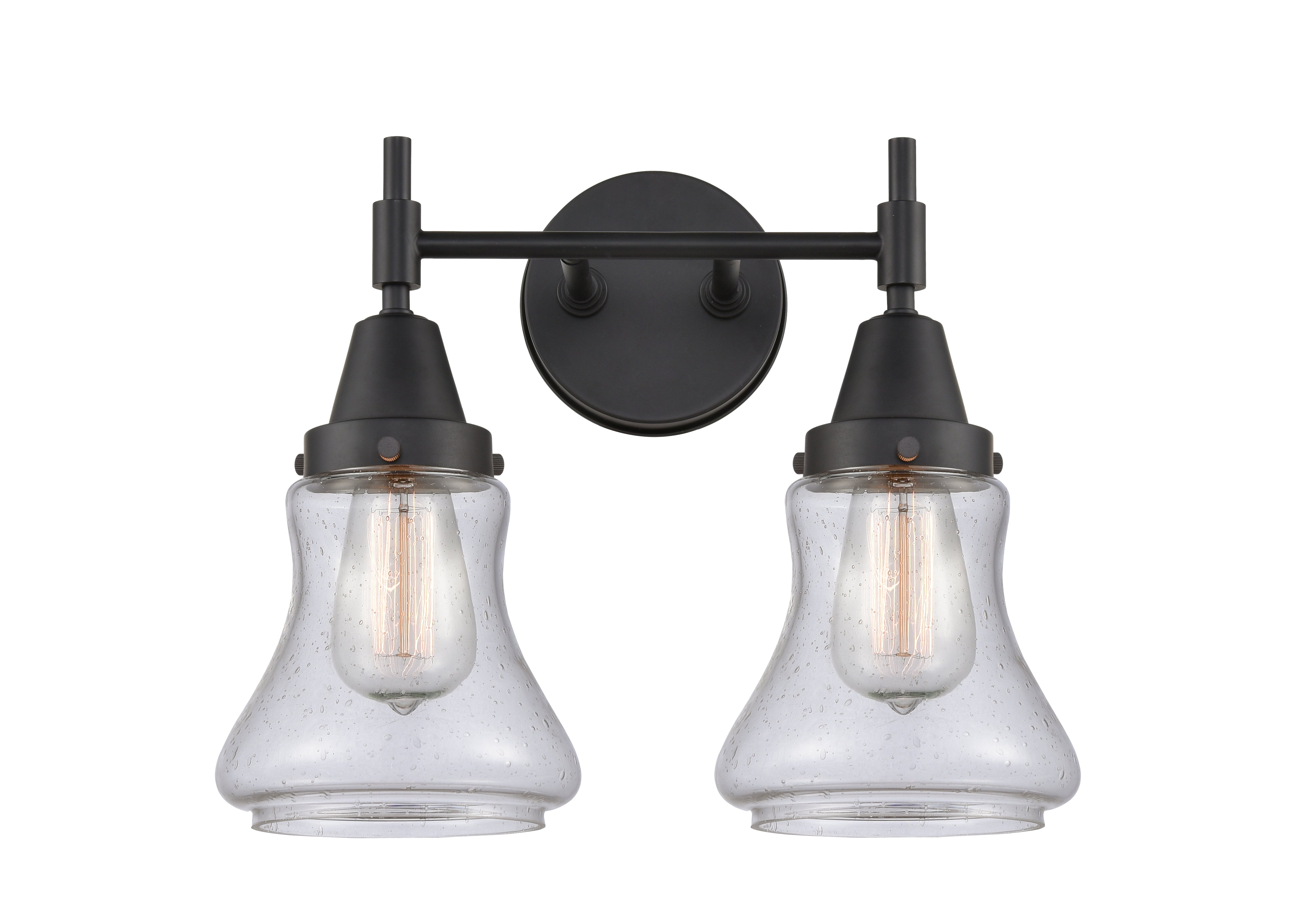 Caden Bath Vanity Light Glass Steel Dimmable