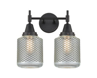 Caden Bath Vanity Light Glass Steel