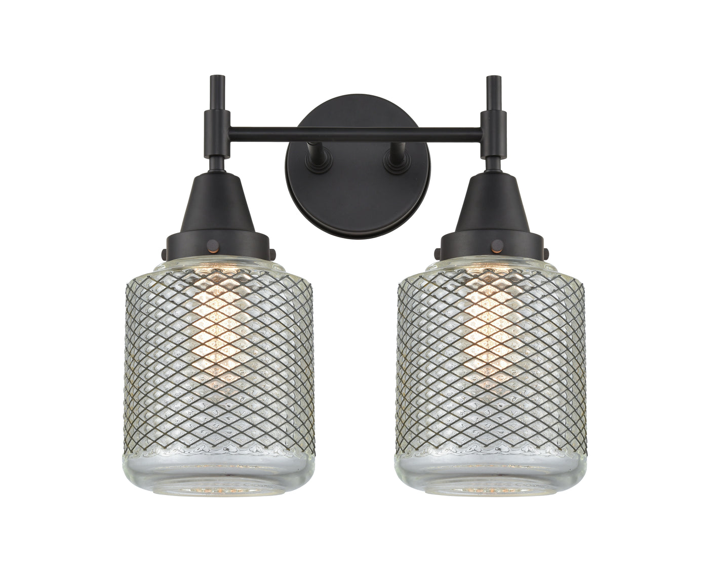 Caden Bath Vanity Light Glass Steel