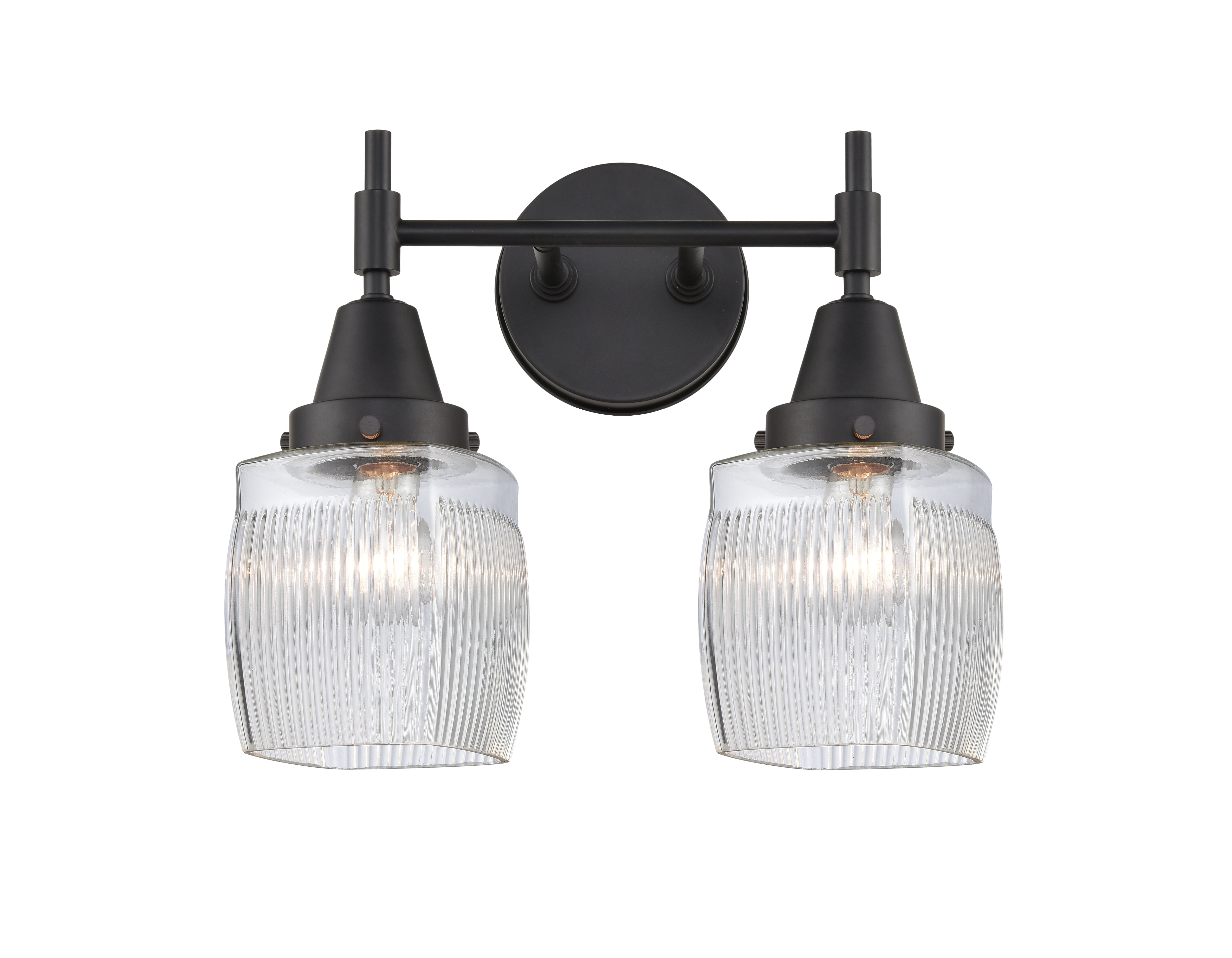Caden Bath Vanity Light Glass Steel