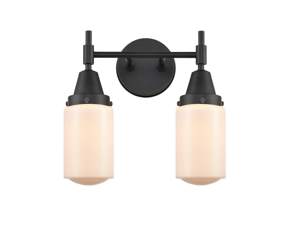 Dover 14-Inch 2-Light Bath Vanity Light with LED Bulbs 11.75-Inch High