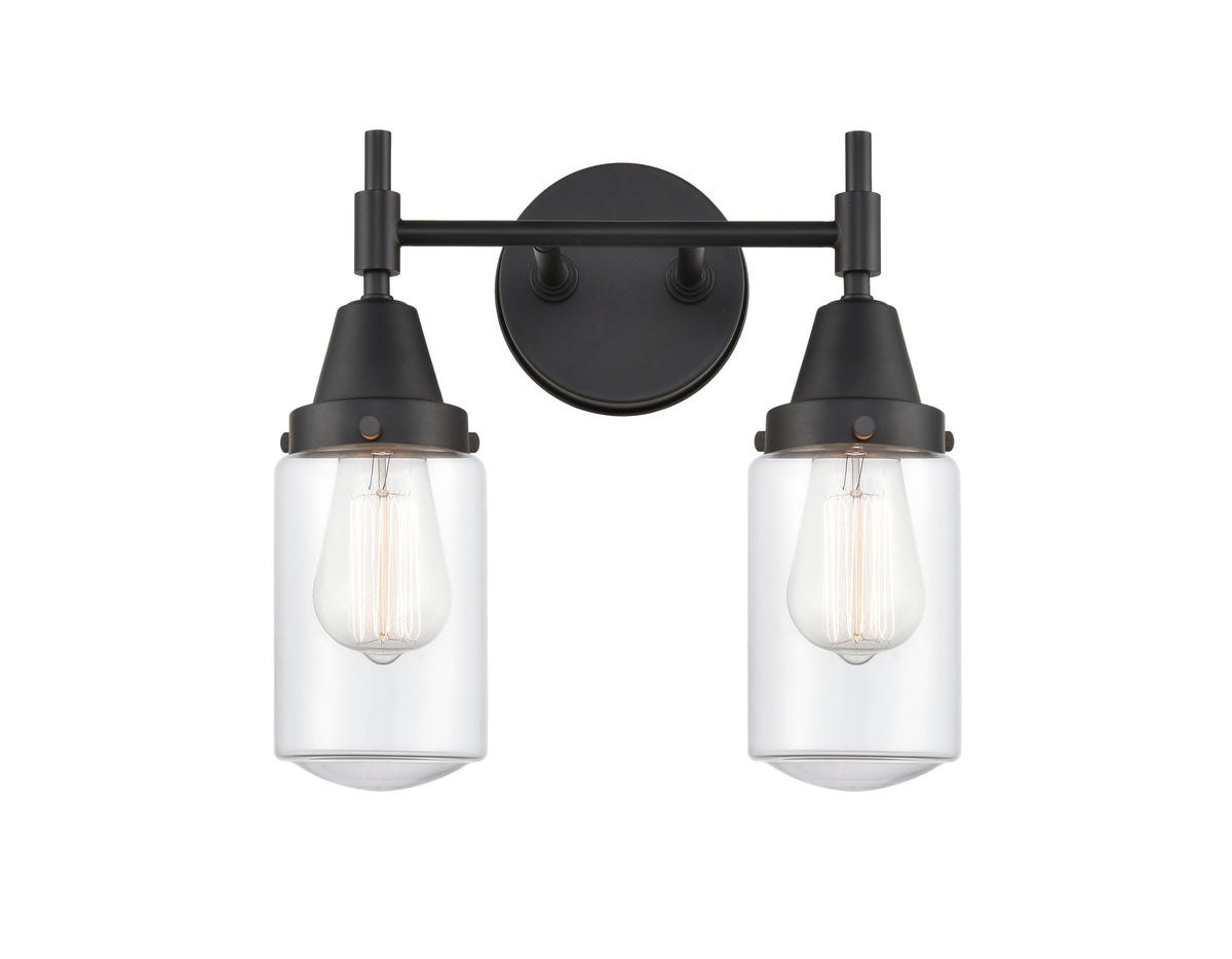 Dover 14-Inch 2-Light Bath Vanity Light with LED Bulbs 11.75-Inch High