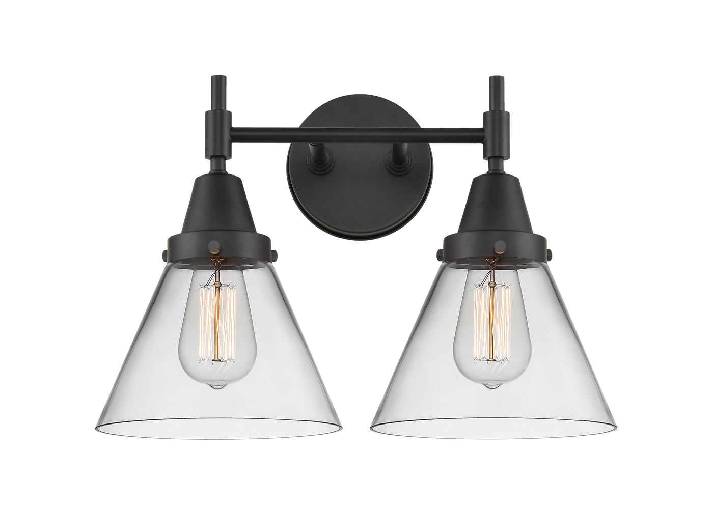 Caden Bath Vanity Light Glass Steel