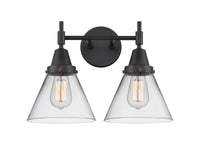 Caden Bath Vanity Light Glass Steel