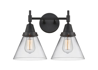 Caden Bath Vanity Light Glass Steel