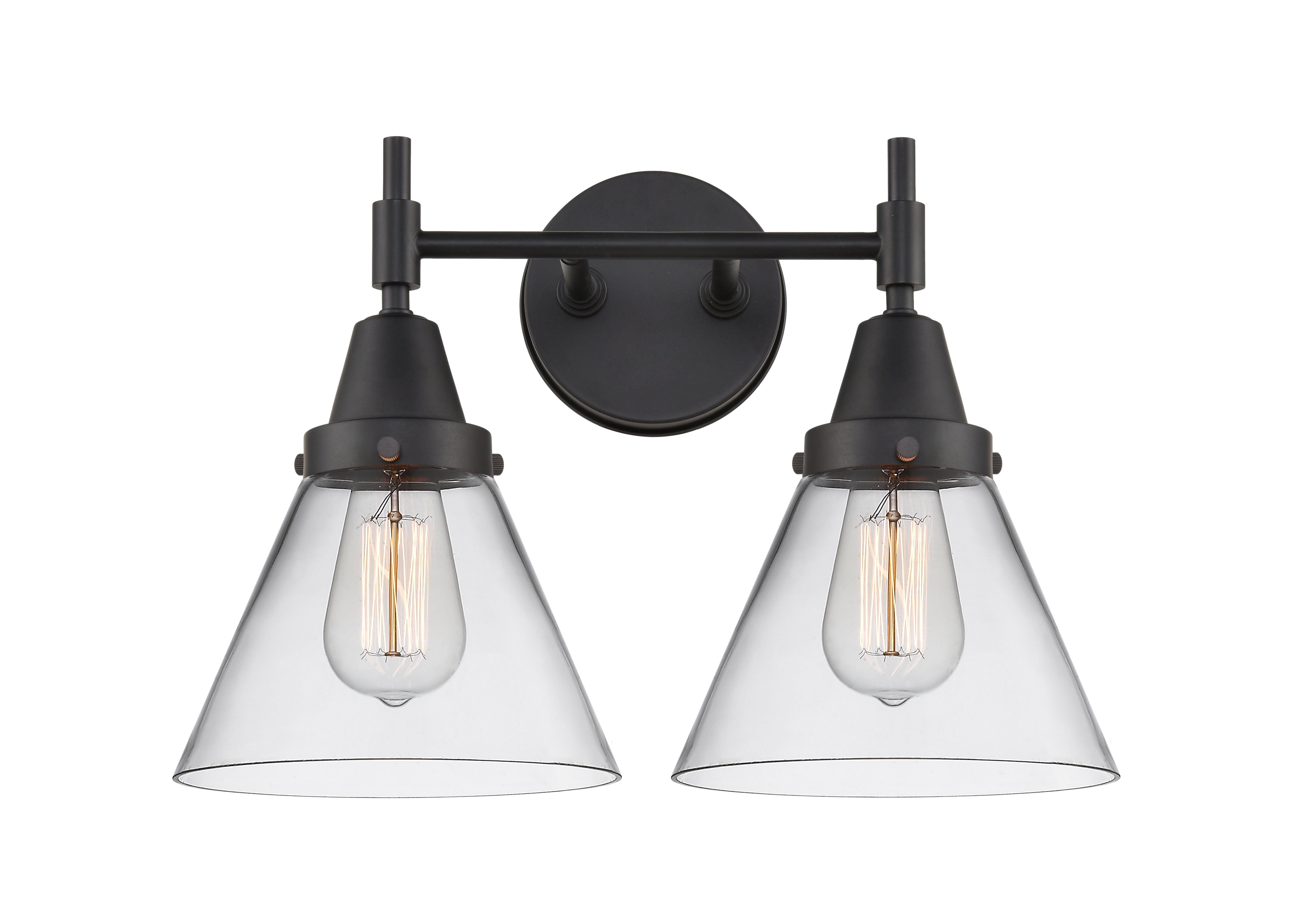 Caden Bath Vanity Light Glass Steel