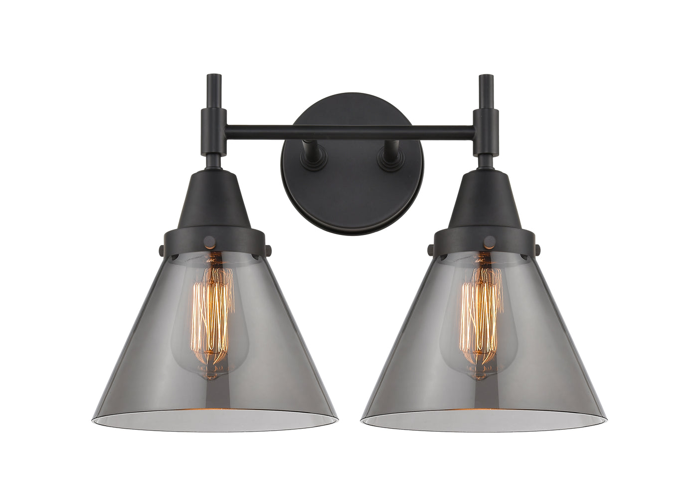 Caden Bath Vanity Light Glass Steel