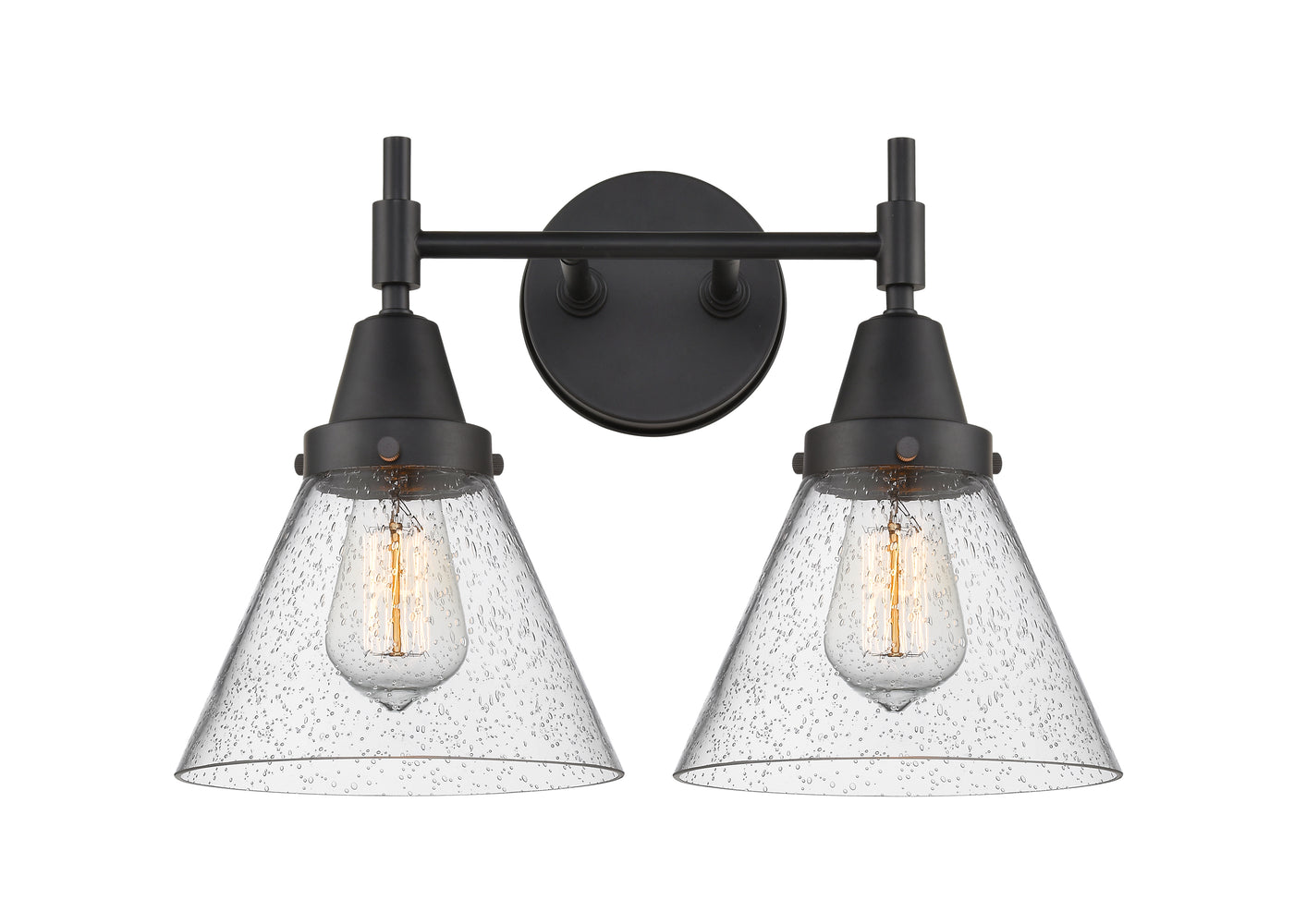 Caden Bath Vanity Light Glass Steel