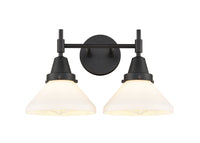 Caden Bath Vanity Light Steel Glass