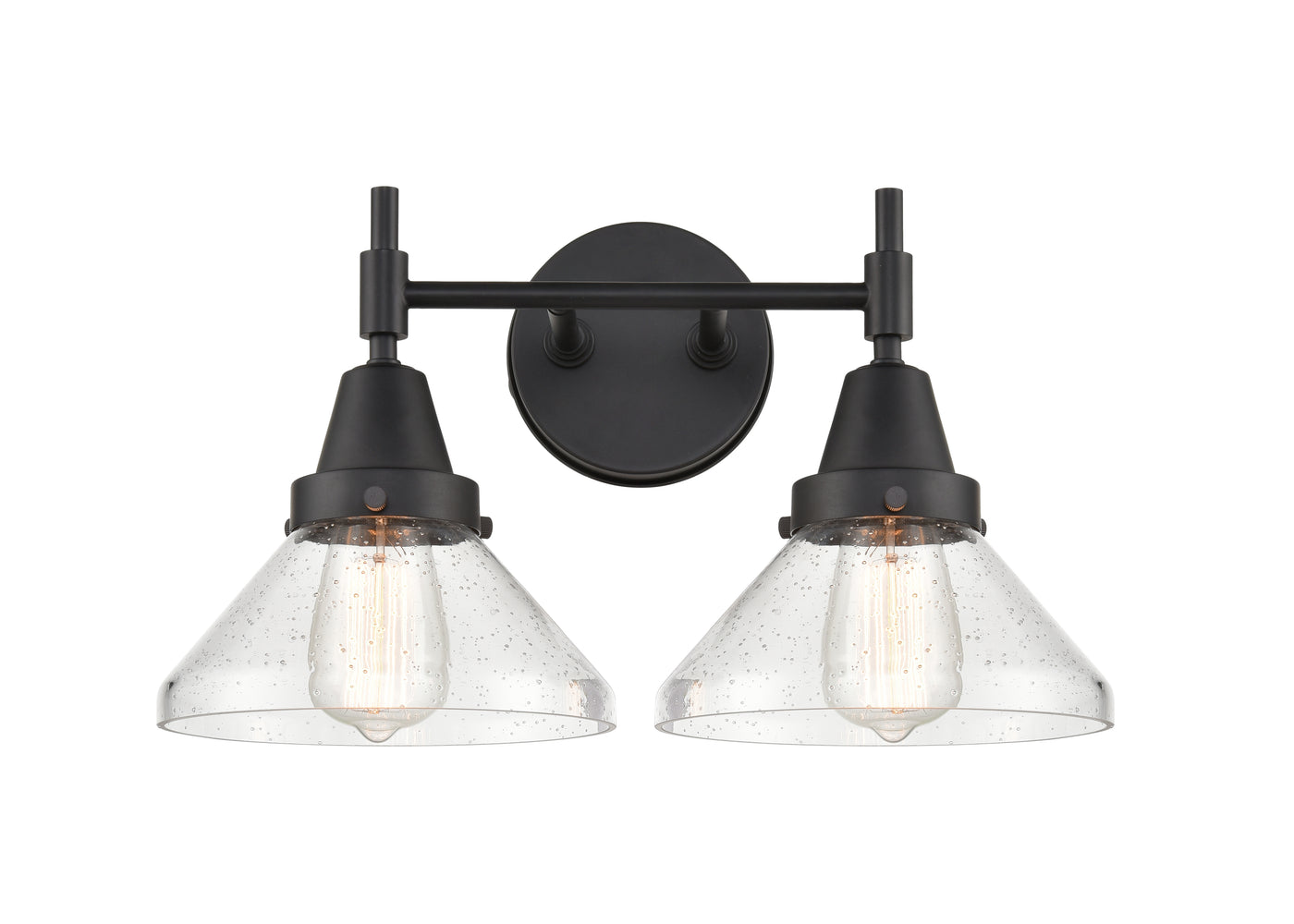 Caden Bath Vanity Light Steel Glass