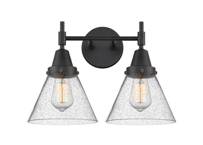 Caden Bath Vanity Light Glass Steel