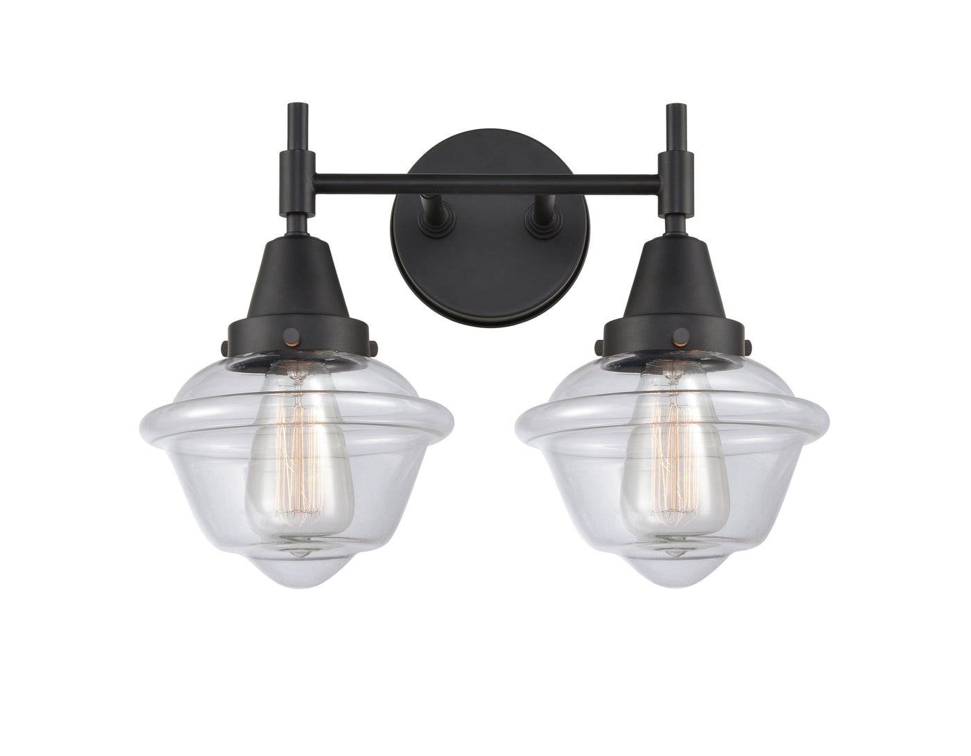 Caden Bath Vanity Light Glass Steel 11 Inch