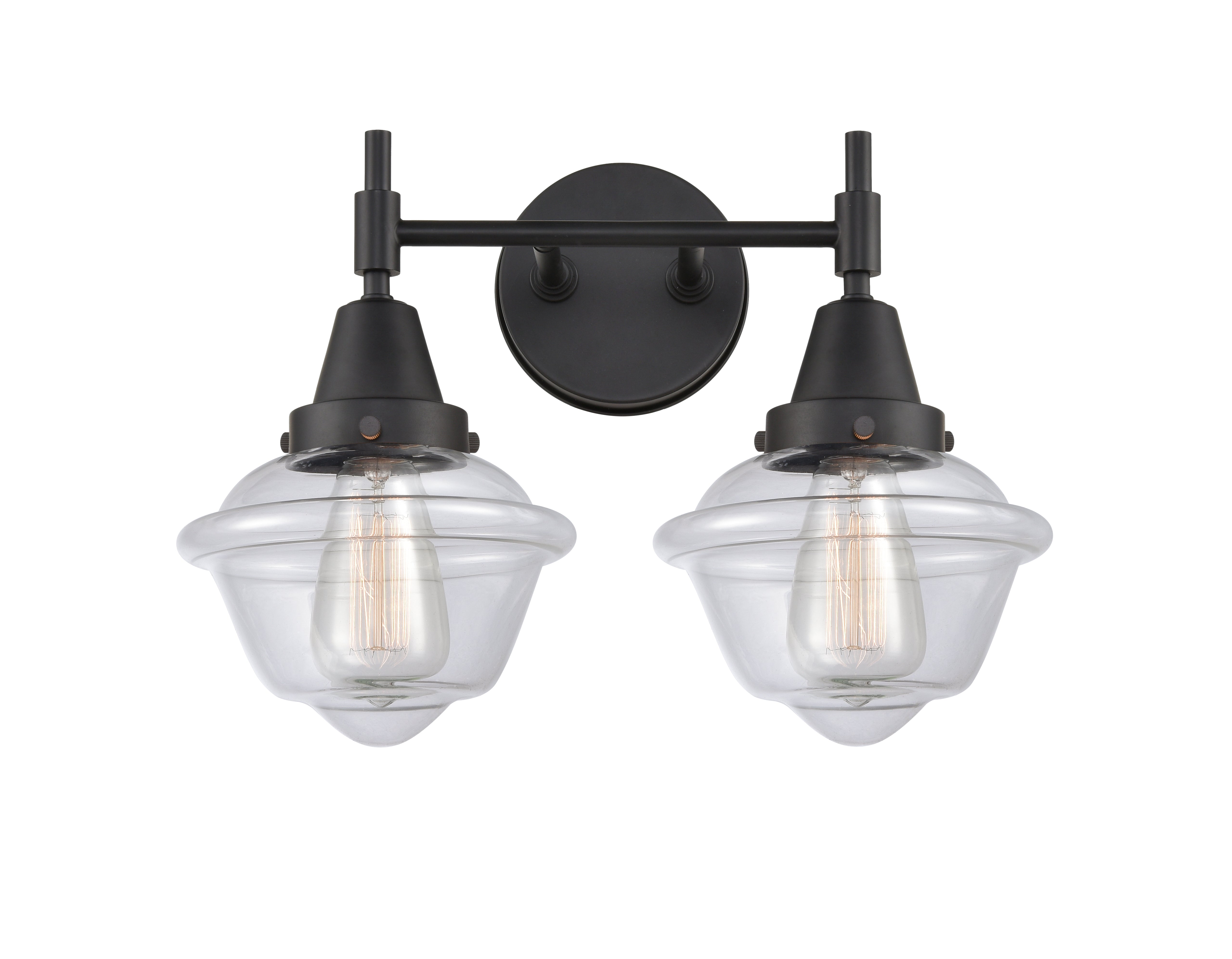 Caden Bath Vanity Light Glass Steel 11 Inch