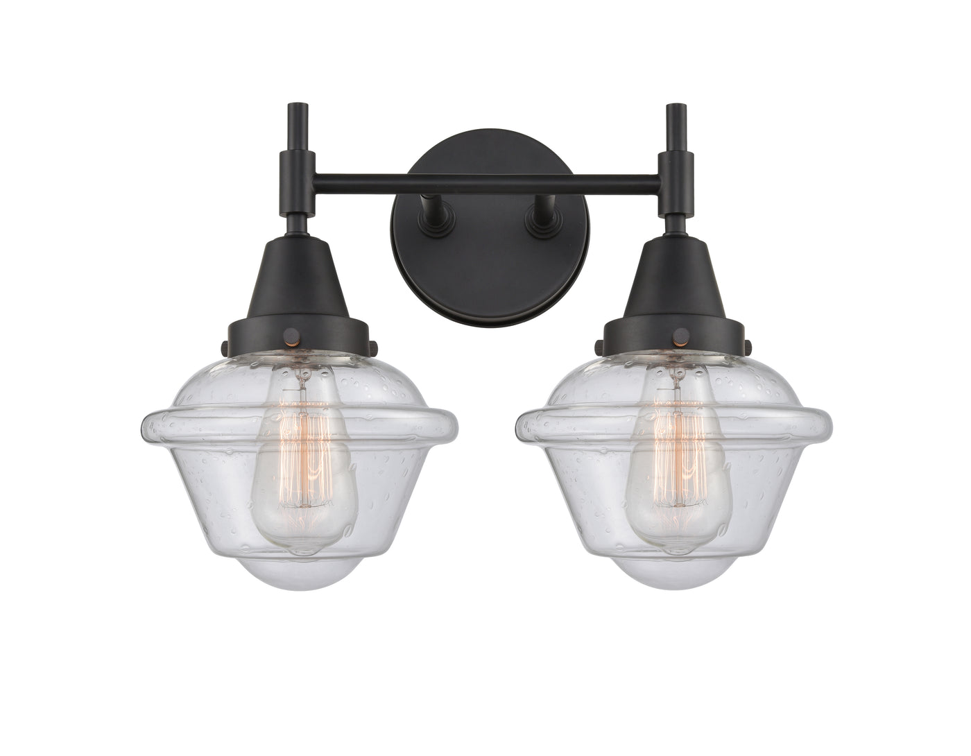 Caden Bath Vanity Light Glass Steel 11 Inch