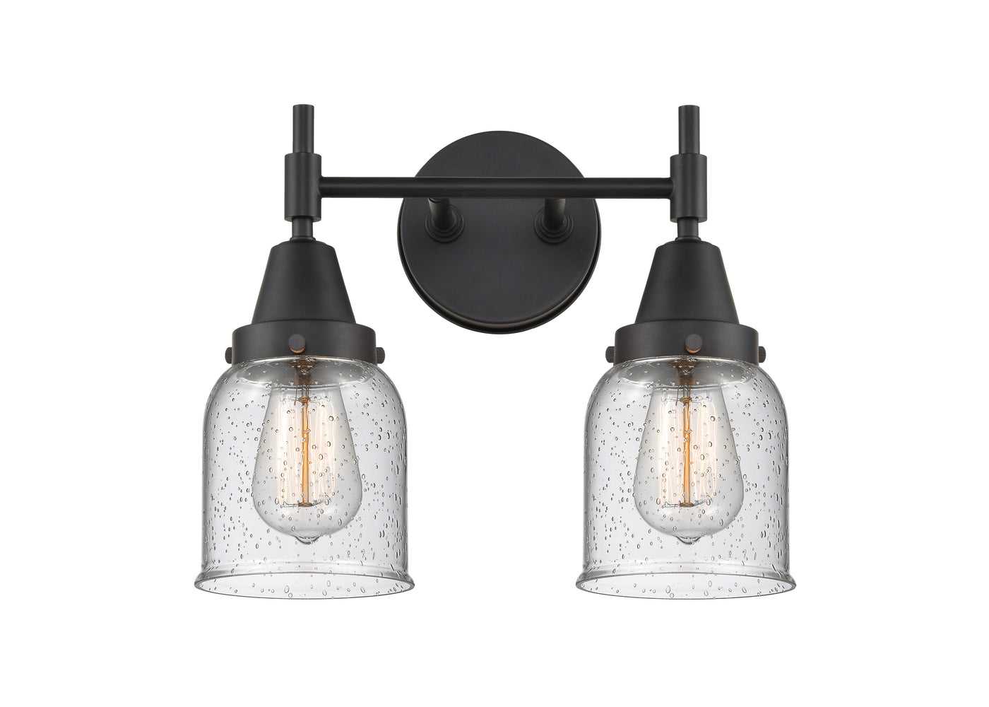 Caden Bath Vanity Light Steel Glass Dimmable