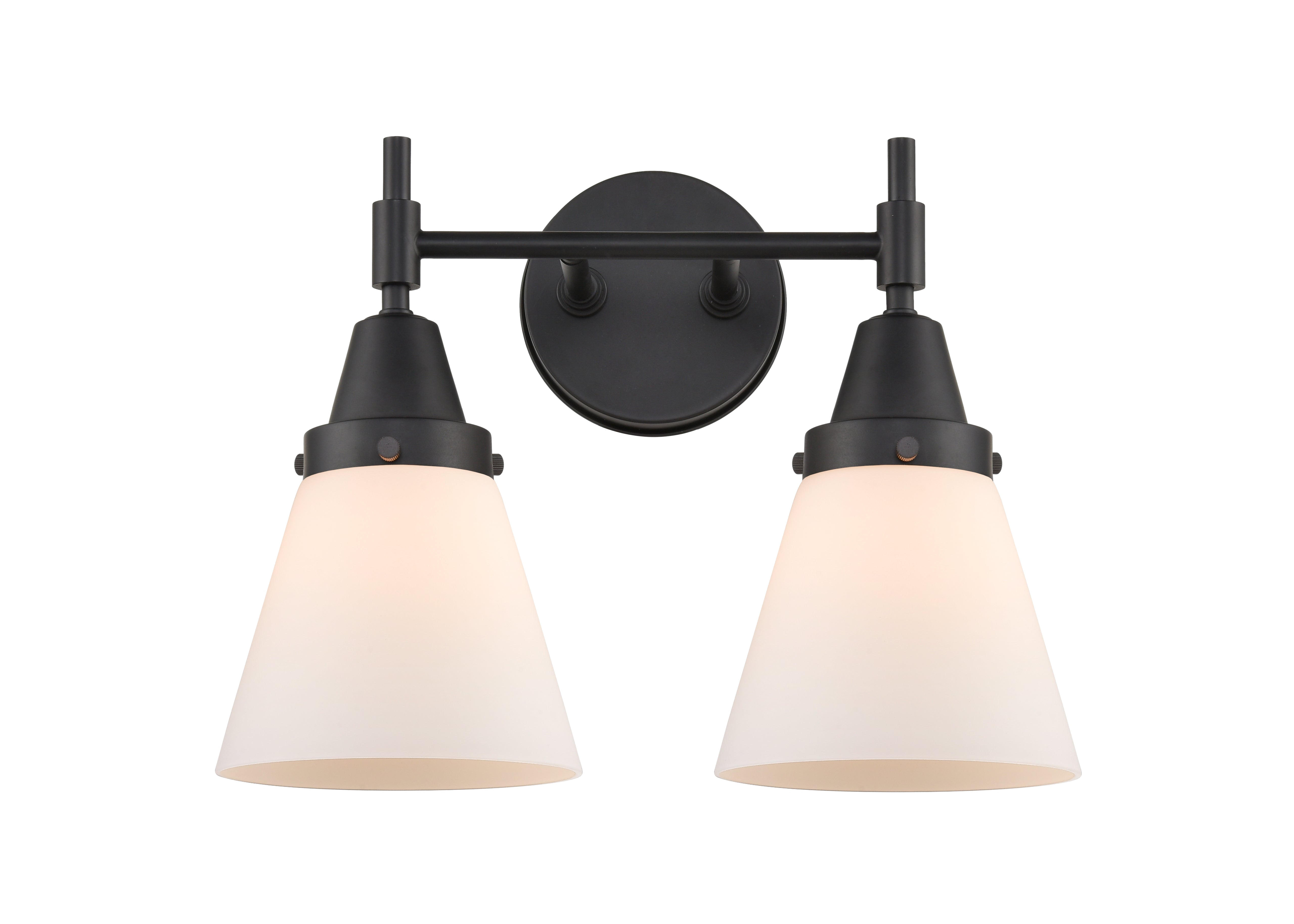 Caden Bath Vanity Light Glass Steel 11 Inch