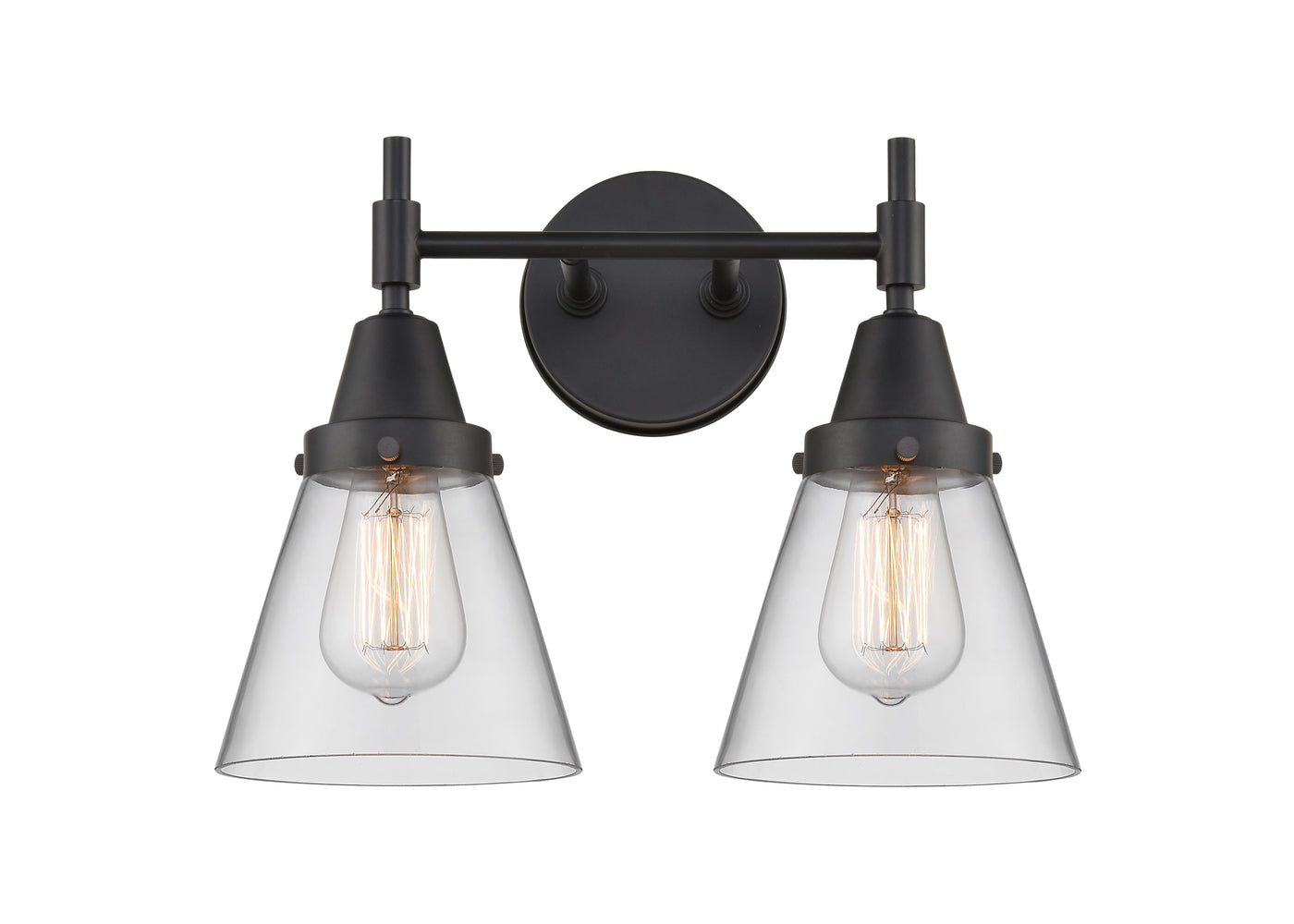 Caden Bath Vanity Light Glass Steel Dimmable