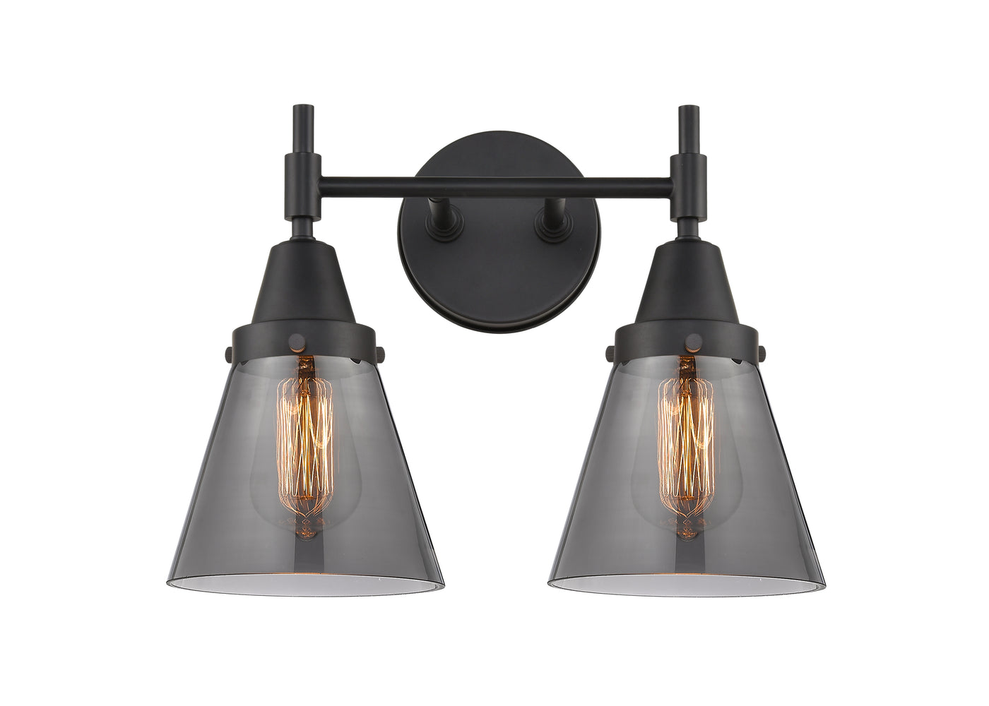 Caden Bath Vanity Light Glass Steel Dimmable