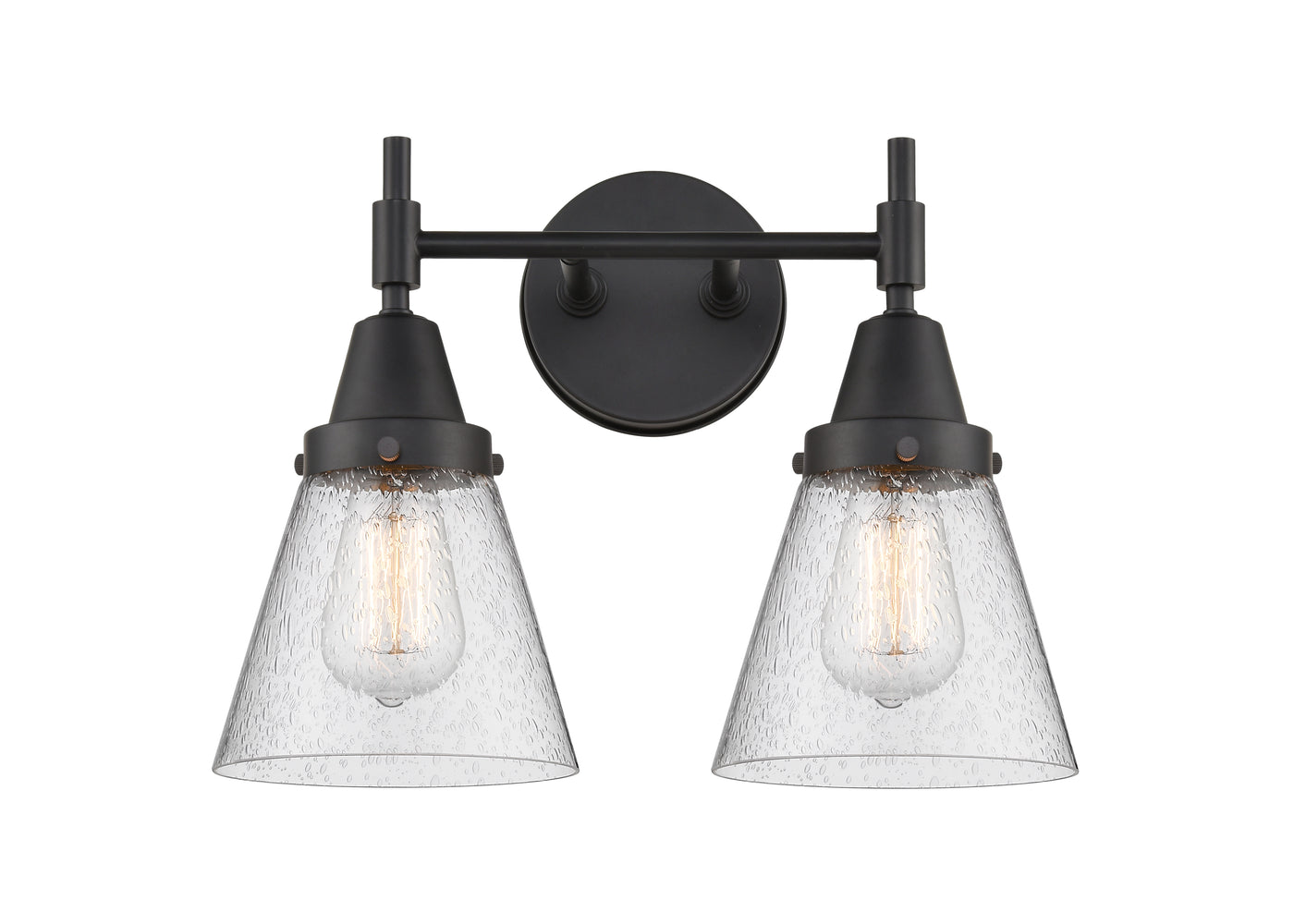Caden Bath Vanity Light Glass Steel Dimmable