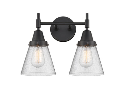 Caden Bath Vanity Light Glass Steel 11 Inch
