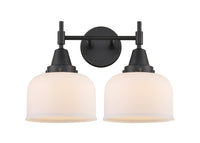 Caden Bath Vanity Light Glass Steel Finish