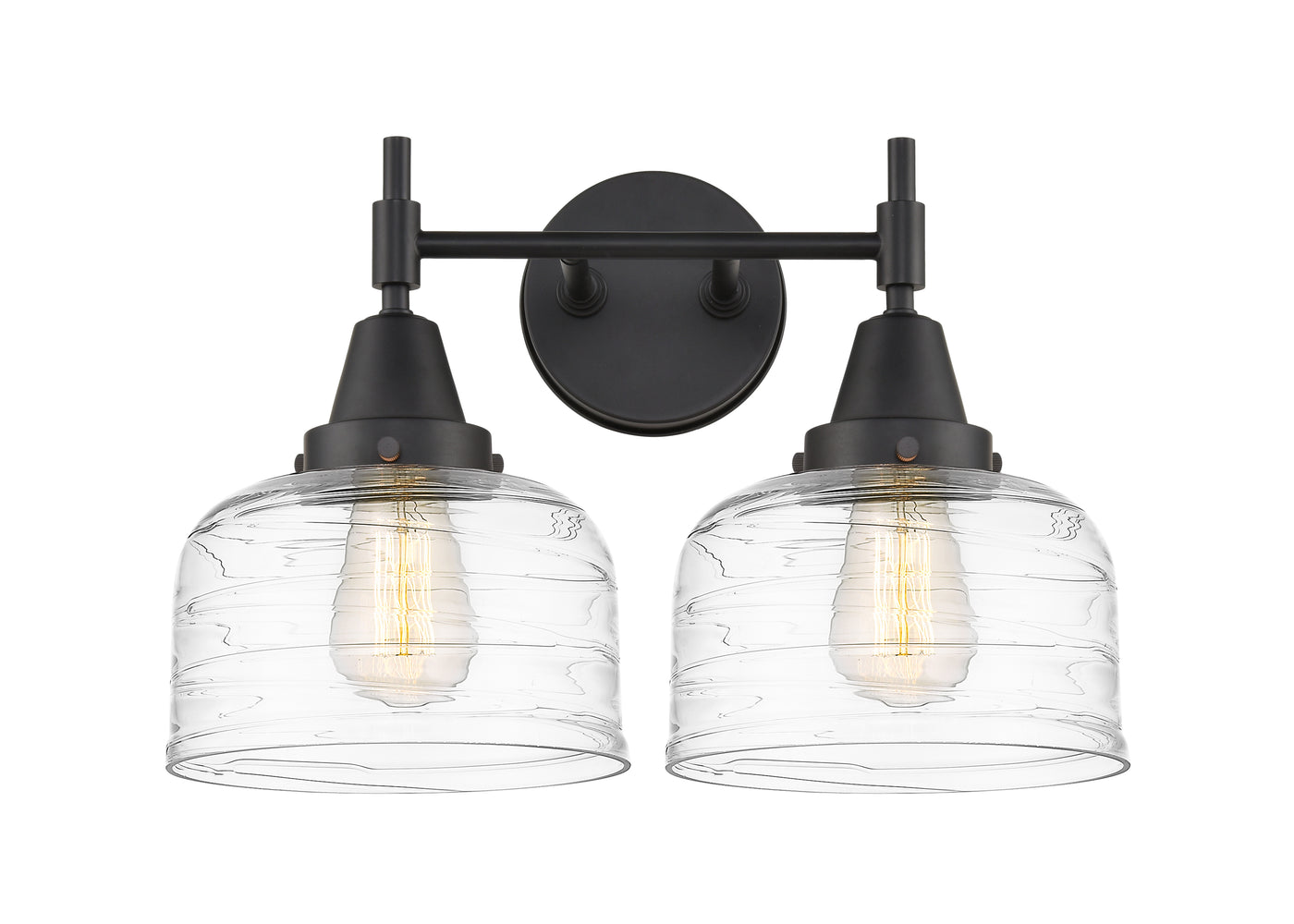 Caden Bath Vanity Light Glass Steel