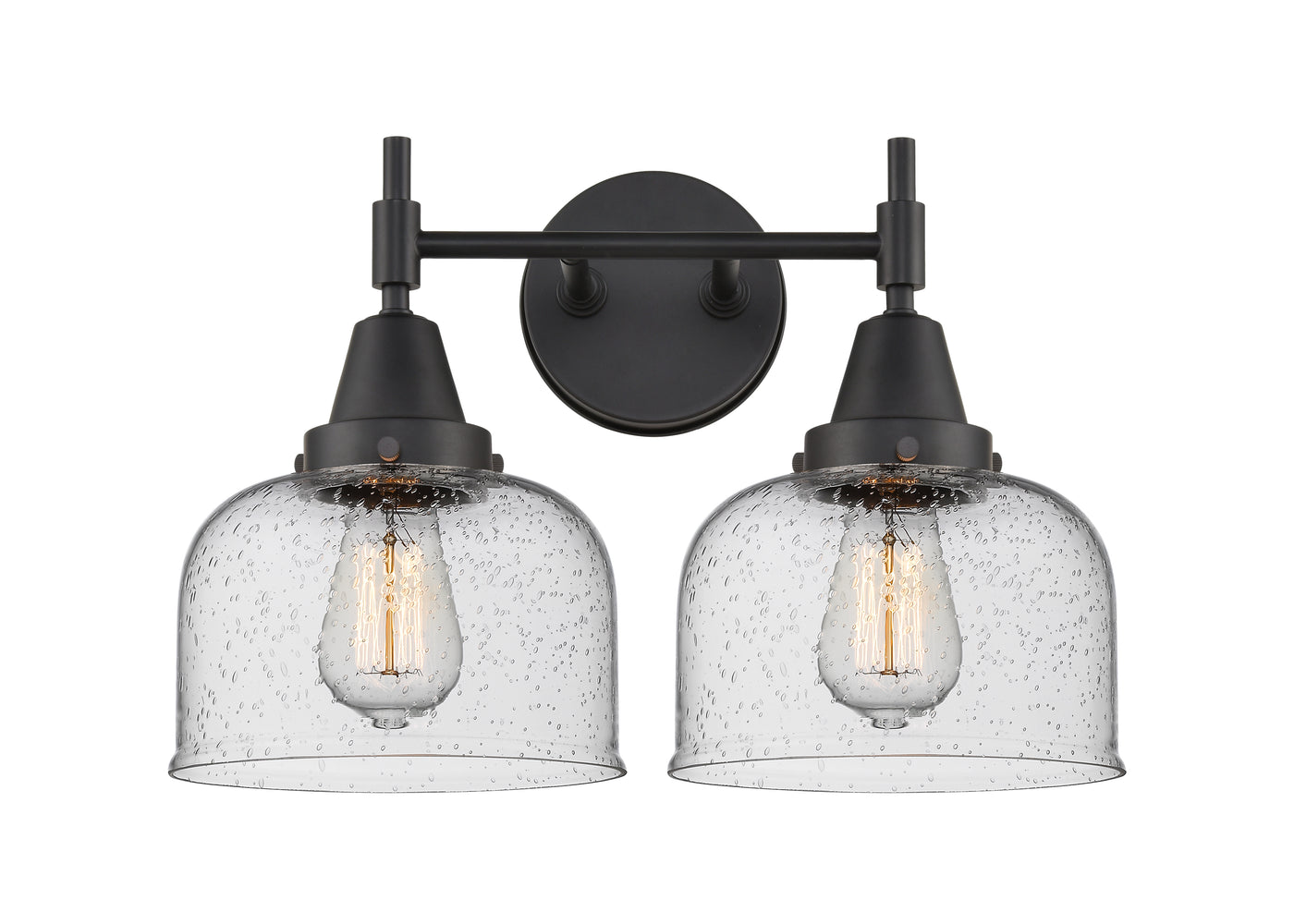 Caden Bath Vanity Light Glass Steel