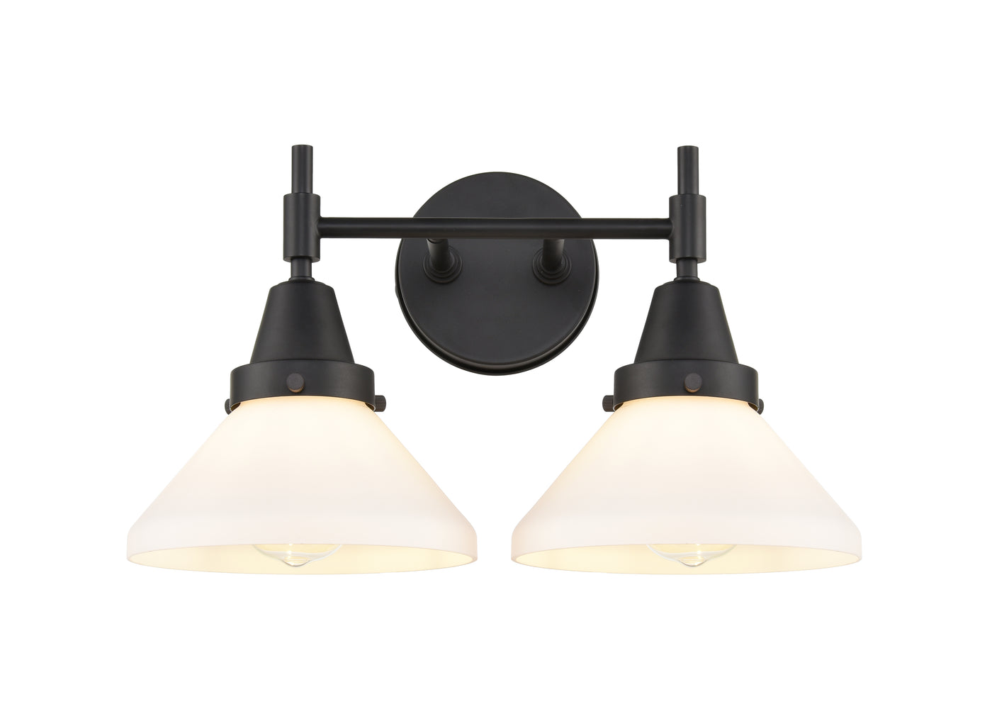 Caden Bath Vanity Light Glass Steel