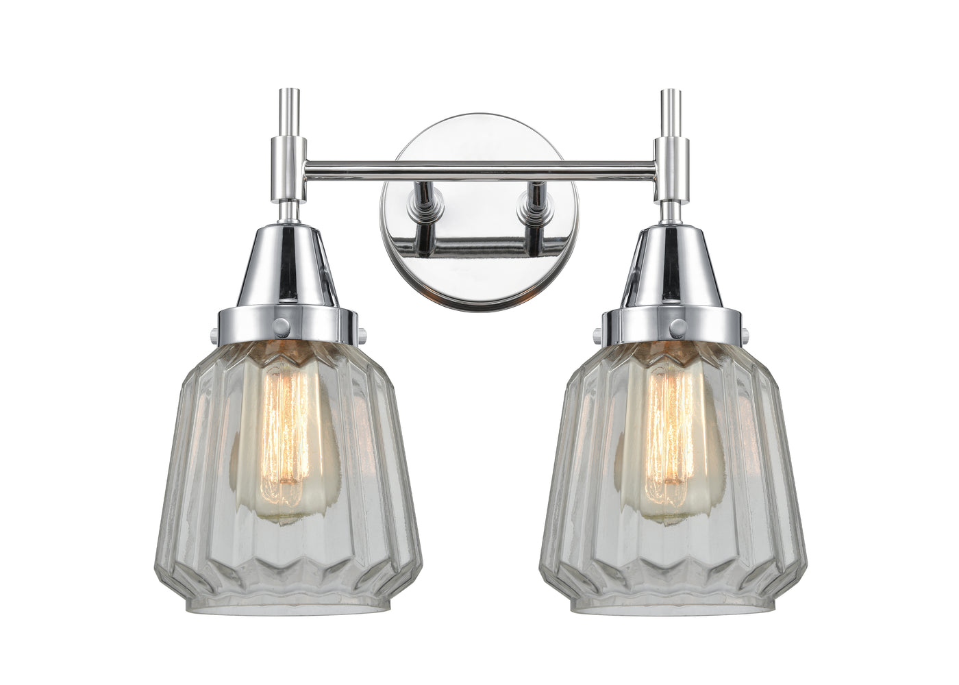 Caden Bath Vanity Light Glass Steel Dimmable