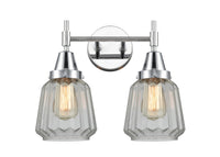 Caden Bath Vanity Light Glass Steel Finish