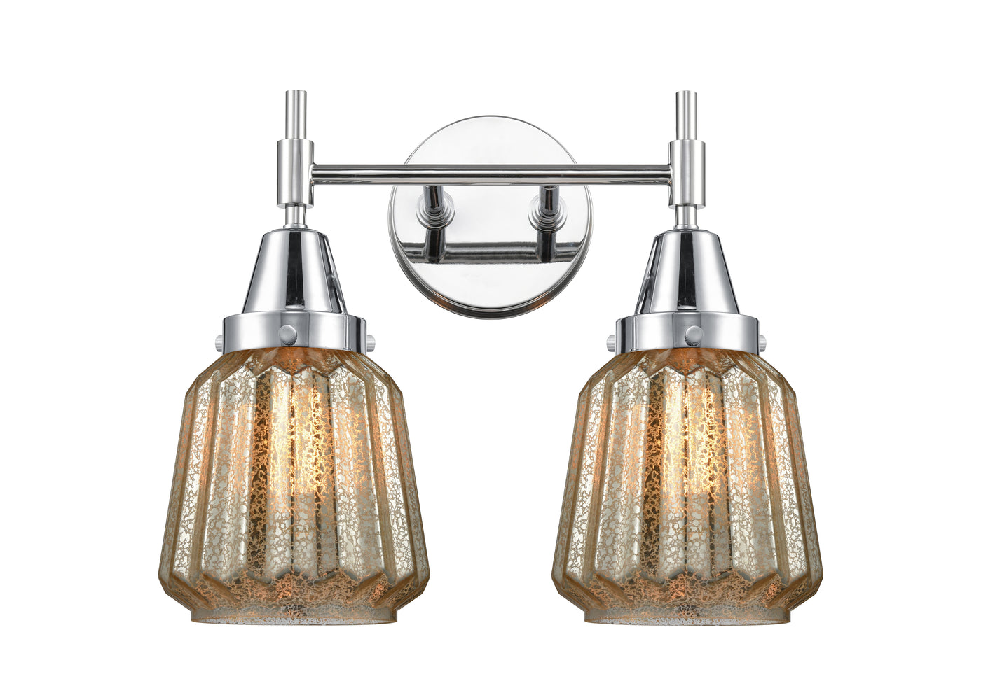 Caden Bath Vanity Light Glass Steel Dimmable