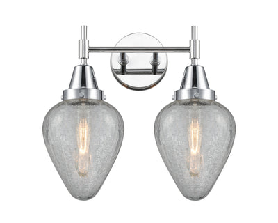 Caden Bath Vanity Light Steel Glass 15.25