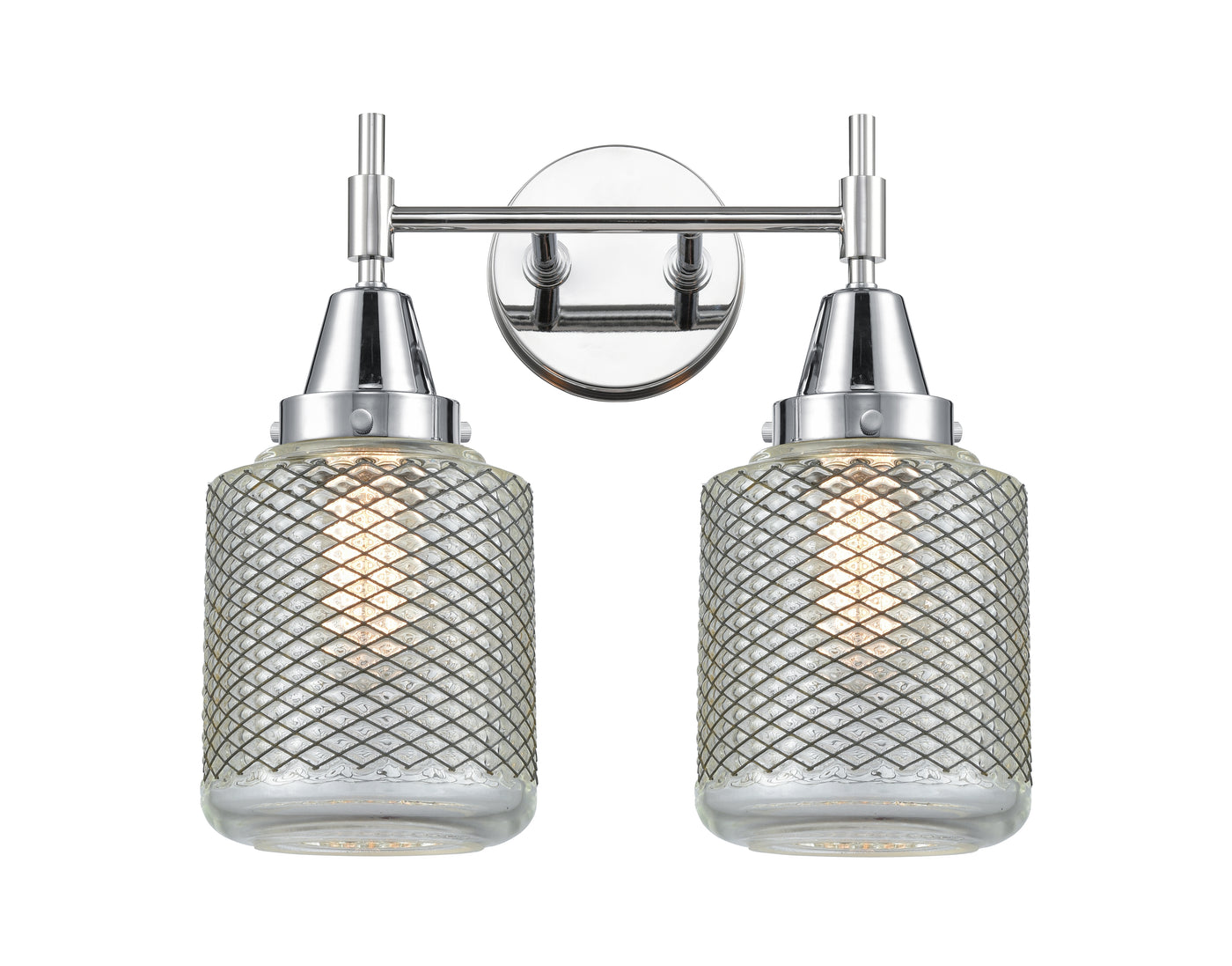 Caden Bath Vanity Light Glass Steel