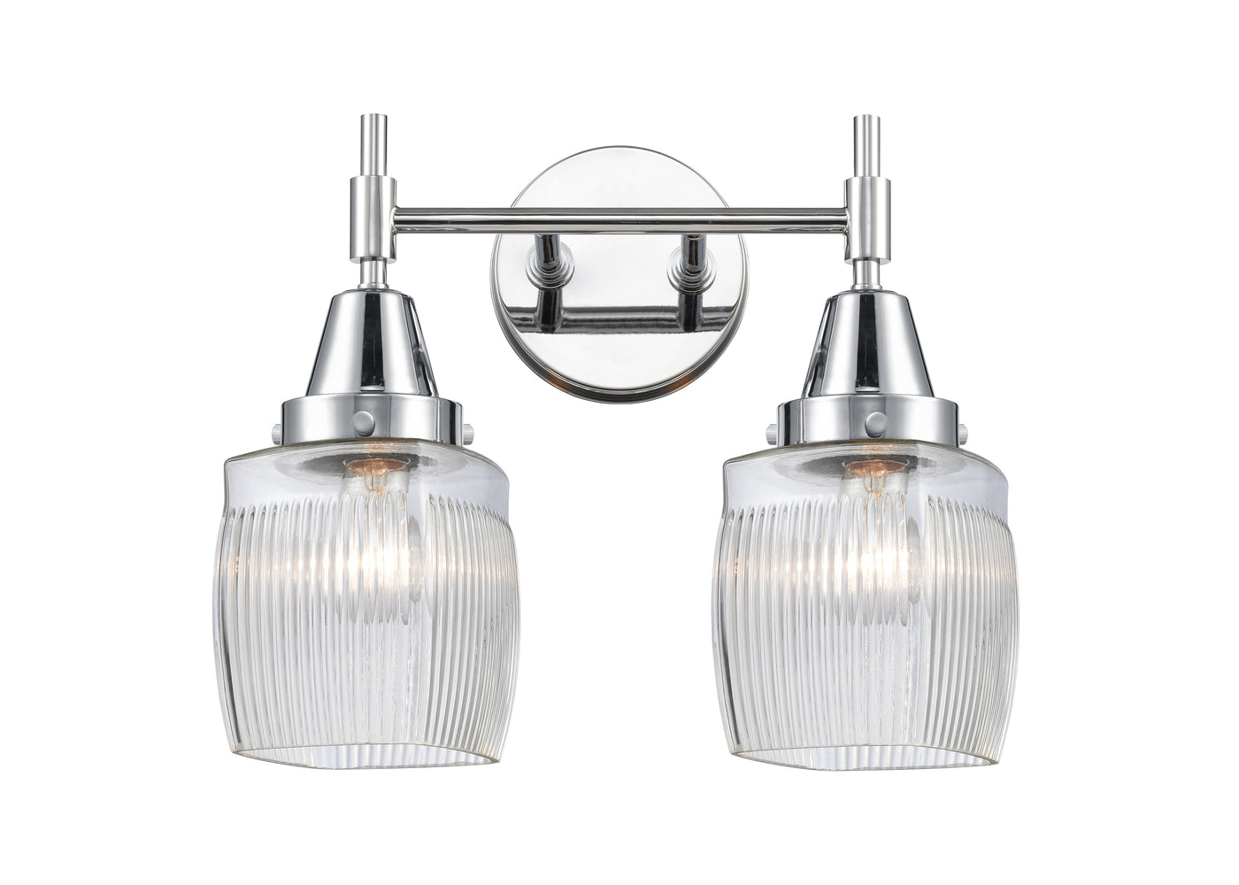 Caden Bath Vanity Light Glass Steel