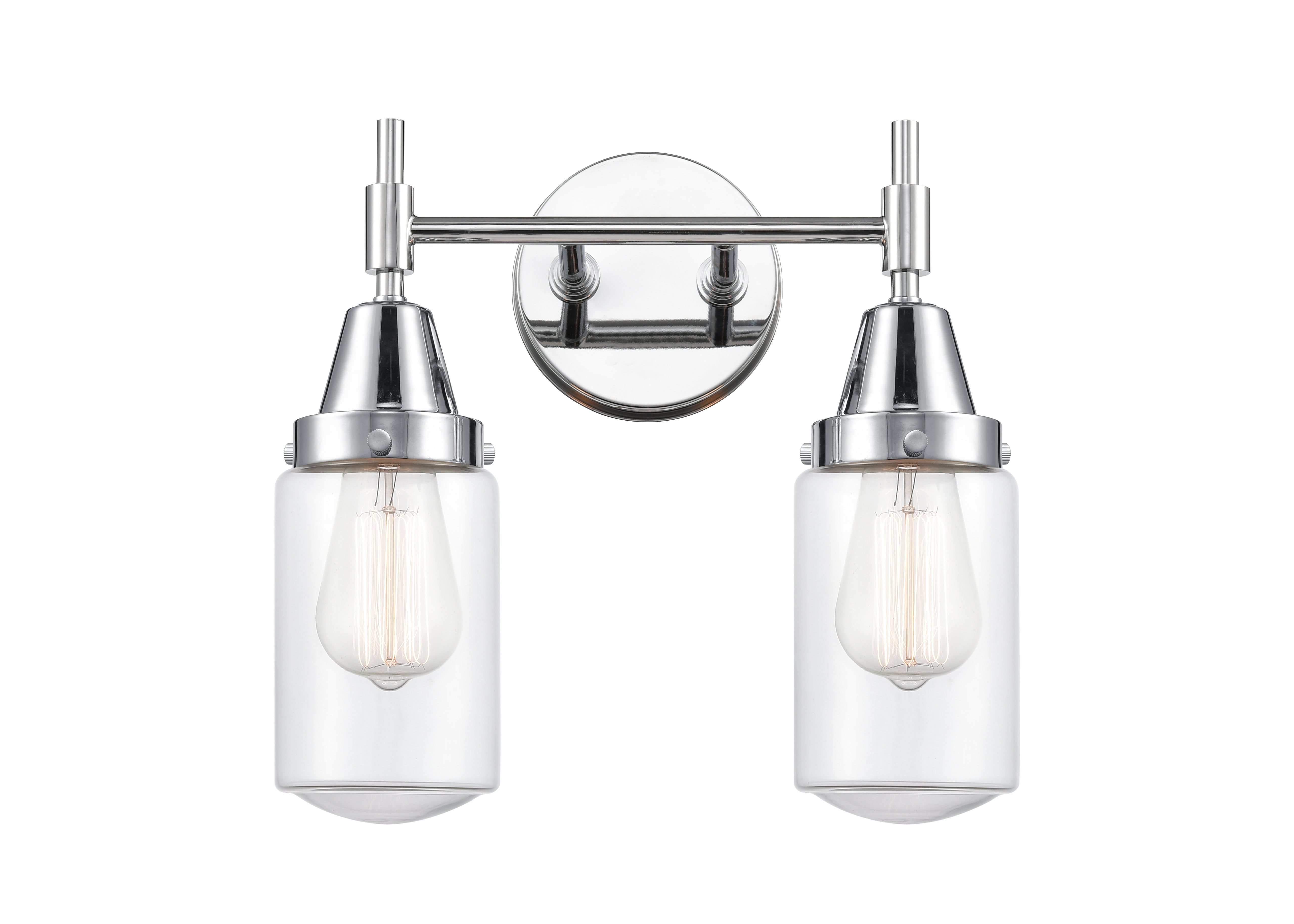 Caden Bath Vanity Light Glass Steel