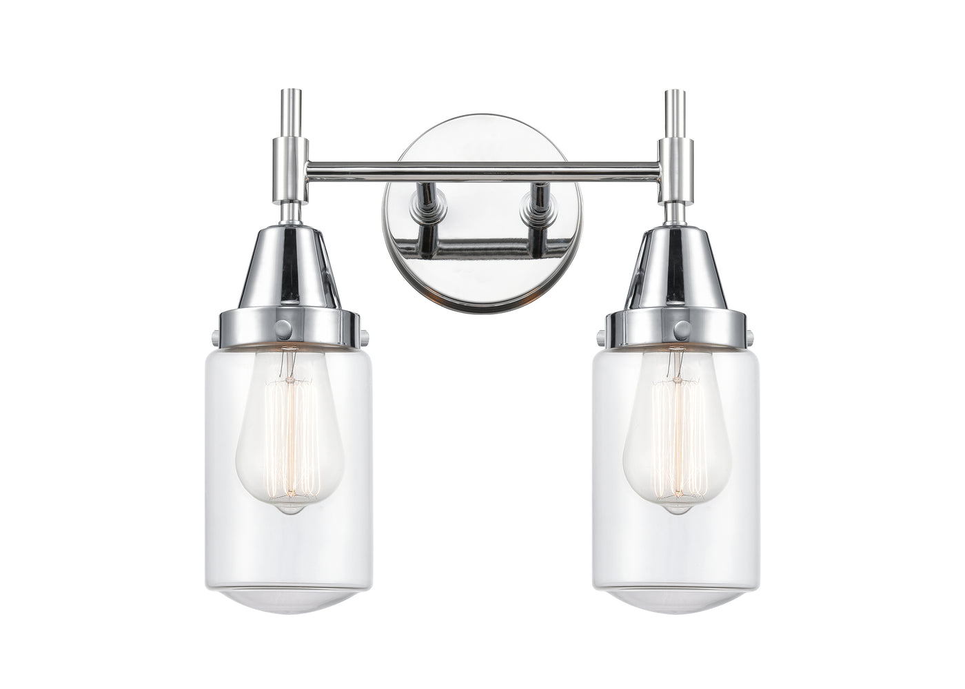Caden Bath Vanity Light Glass Steel