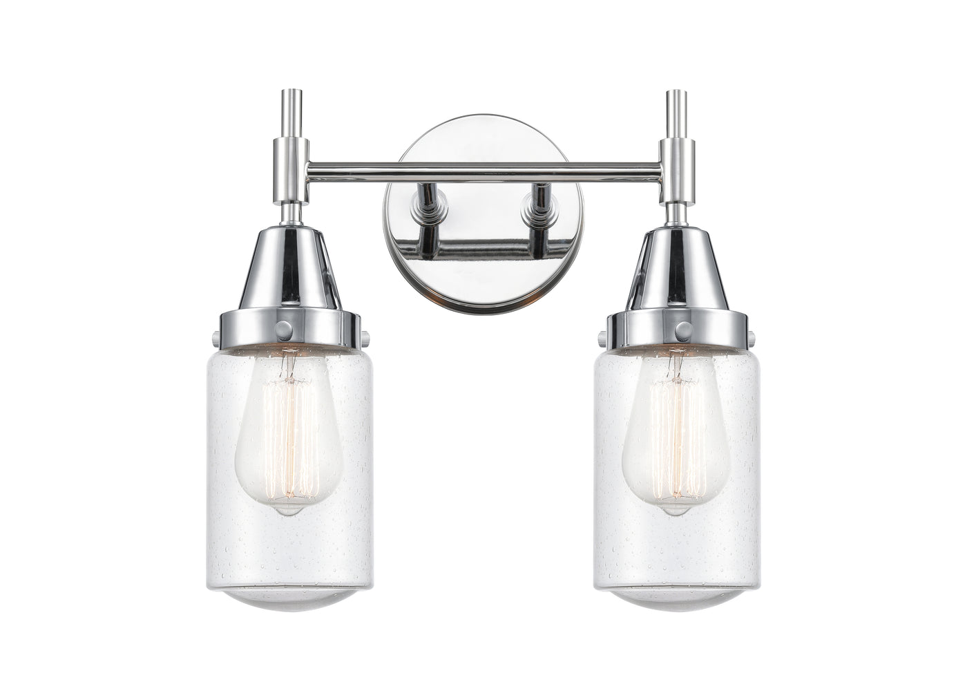 Caden Bath Vanity Light Glass Steel